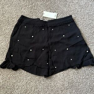 NWT Mango Pearl Embellished Shorts